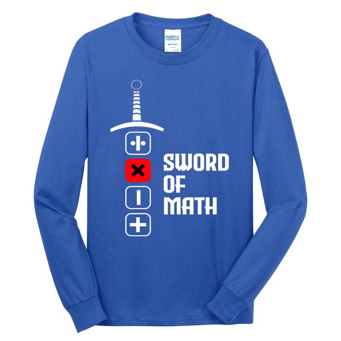 The Sword of Math Tall Long Sleeve T-Shirt