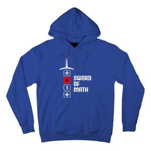 The Sword of Math Tall Hoodie