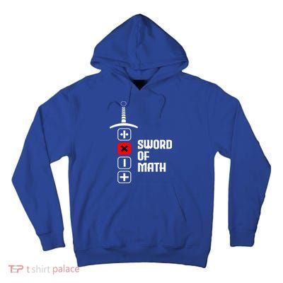 The Sword of Math Tall Hoodie
