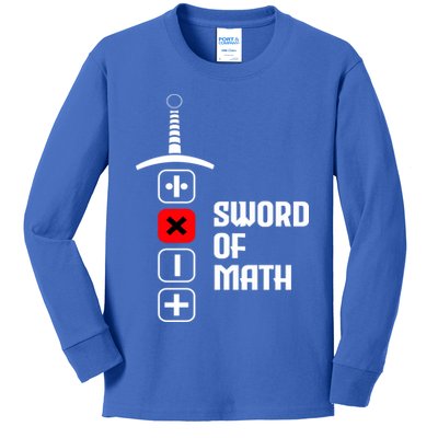 The Sword of Math Kids Long Sleeve Shirt