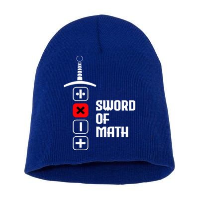 The Sword of Math Short Acrylic Beanie