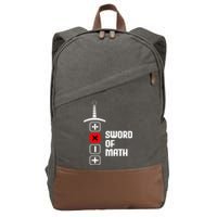 The Sword of Math Cotton Canvas Backpack