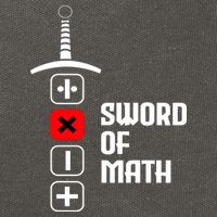 The Sword of Math Cotton Canvas Backpack