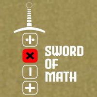 The Sword of Math Garment-Dyed Women's Muscle Tee