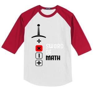 The Sword of Math Kids Colorblock Raglan Jersey