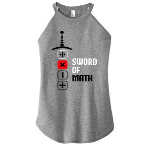 The Sword of Math Women's Perfect Tri Rocker Tank