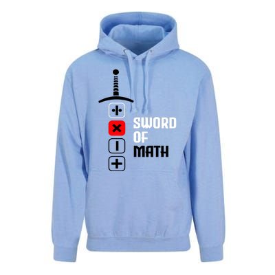 The Sword of Math Unisex Surf Hoodie