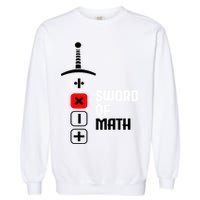 The Sword of Math Garment-Dyed Sweatshirt