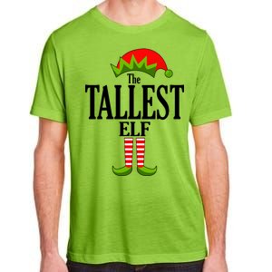 The Tallest Elf Funny Matching Christmas Adult ChromaSoft Performance T-Shirt