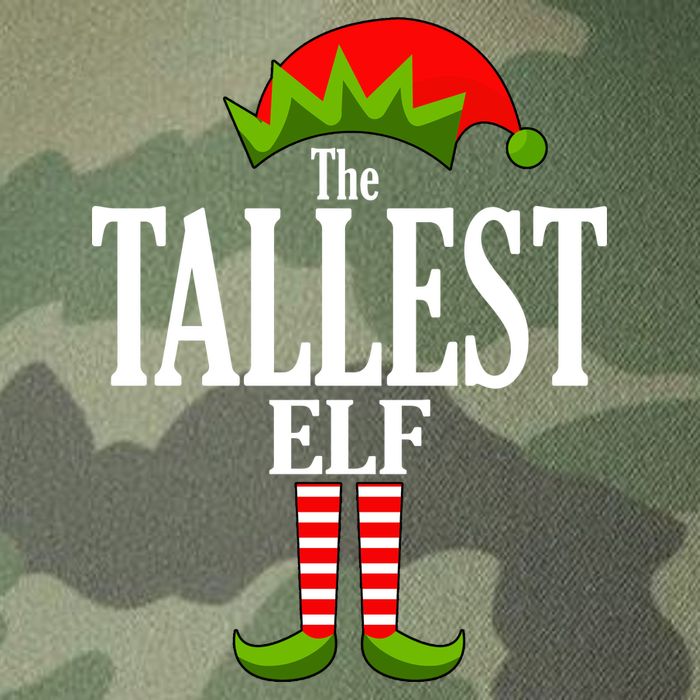 The Tallest Elf Funny Matching Christmas Legacy Tie Dye Trucker Hat