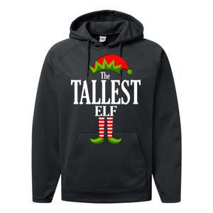 The Tallest Elf Funny Matching Christmas Performance Fleece Hoodie