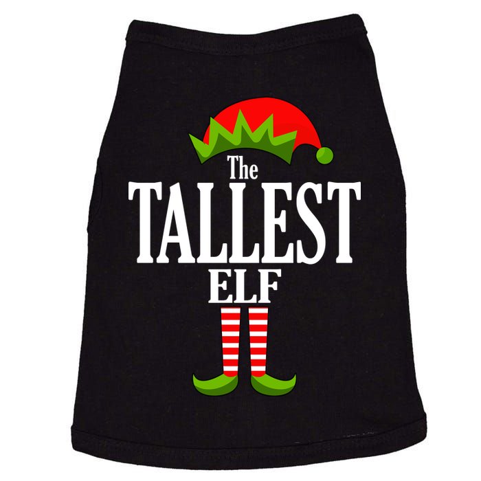 The Tallest Elf Funny Matching Christmas Doggie Tank