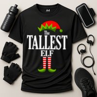 The Tallest Elf Funny Matching Christmas Performance Shirt