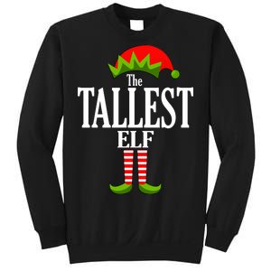 The Tallest Elf Funny Matching Christmas Sweatshirt