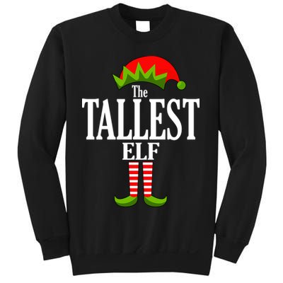 The Tallest Elf Funny Matching Christmas Sweatshirt