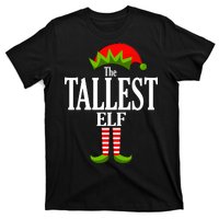 The Tallest Elf Funny Matching Christmas T-Shirt