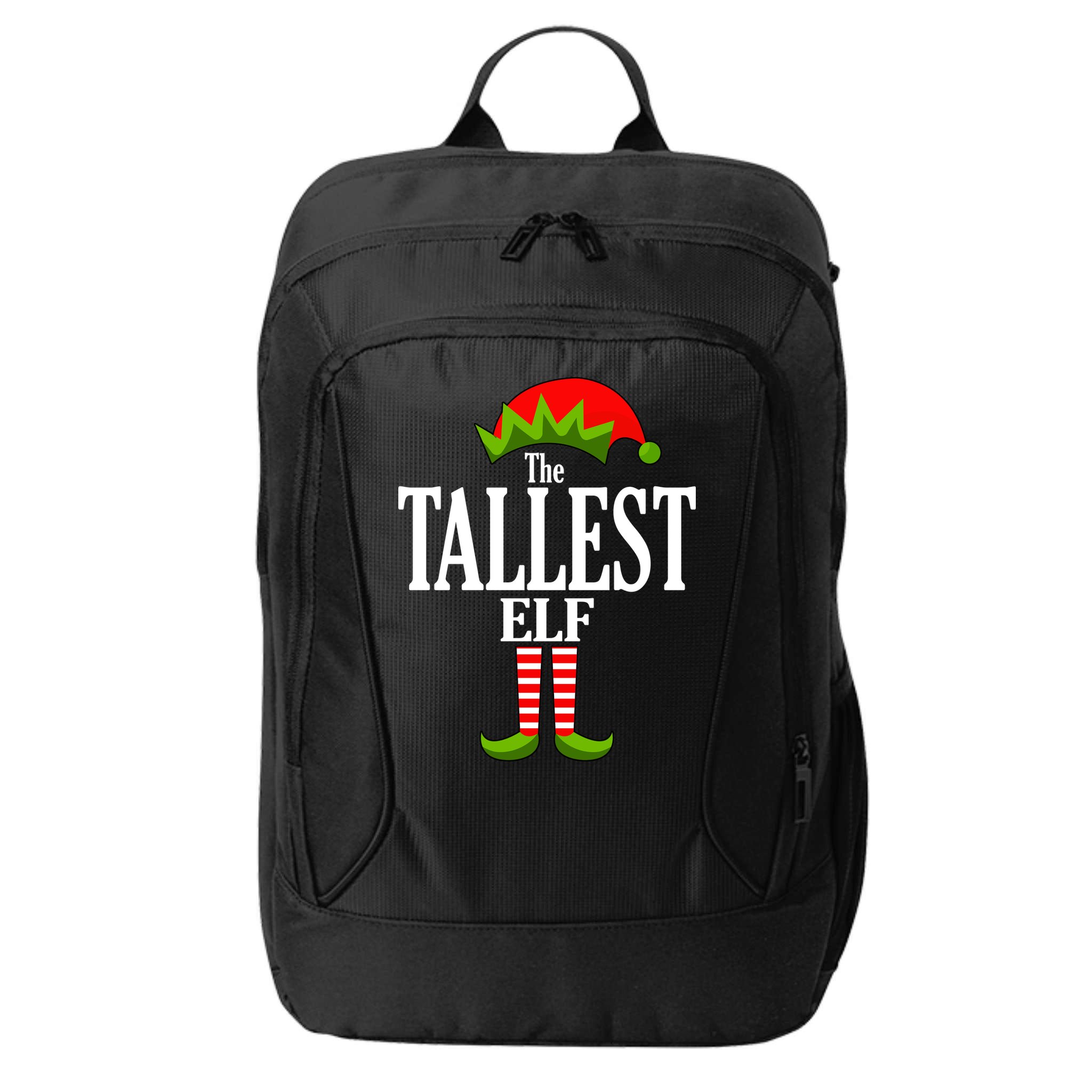 The Tallest Elf Funny Matching Christmas City Backpack