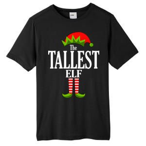 The Tallest Elf Funny Matching Christmas Tall Fusion ChromaSoft Performance T-Shirt