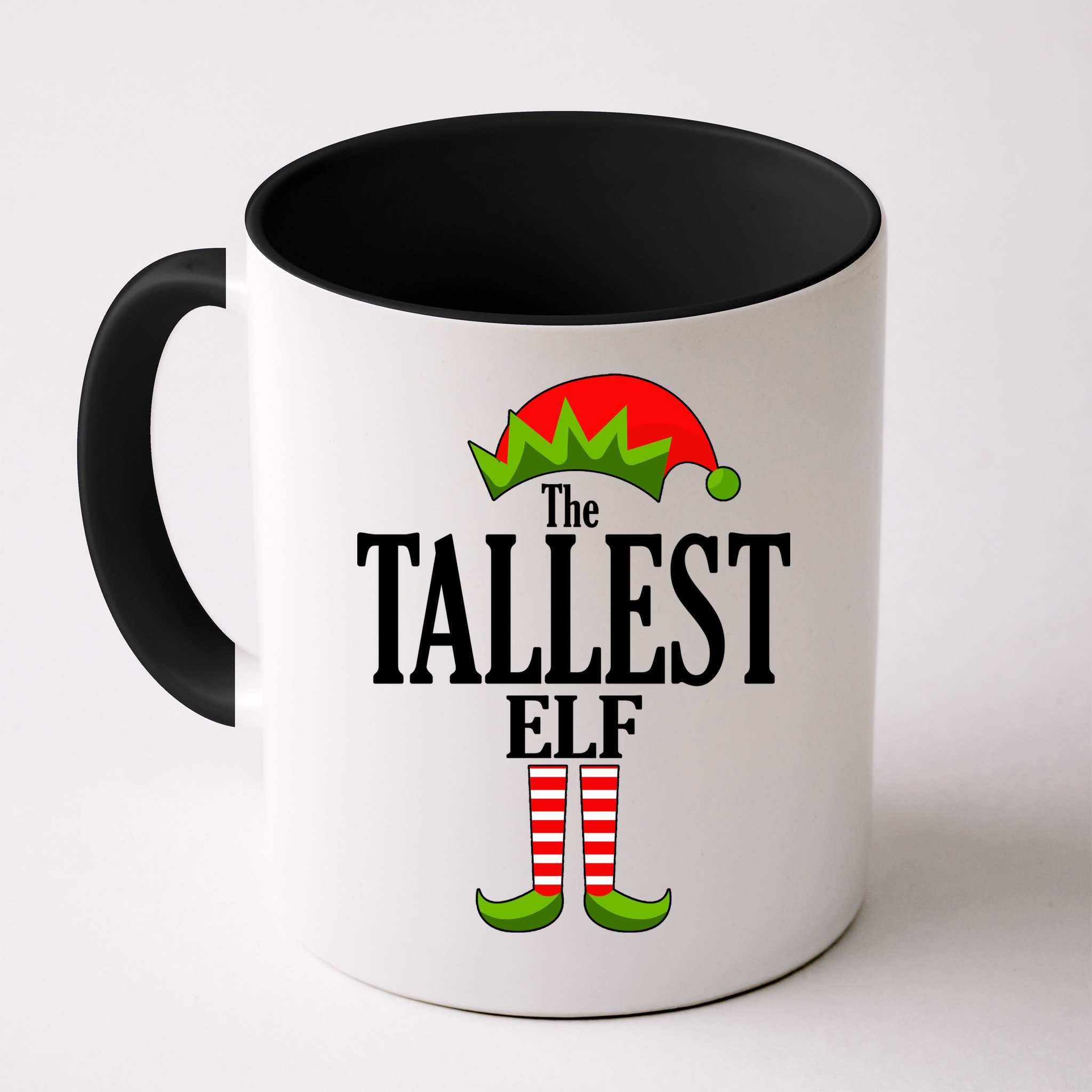The Tallest Elf Funny Matching Christmas Mug
