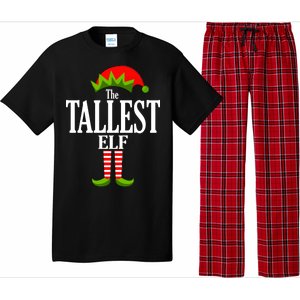 The Tallest Elf Funny Matching Christmas Pajama Set