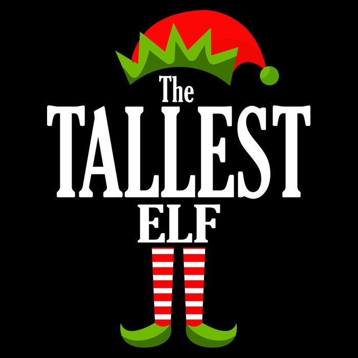 The Tallest Elf Funny Matching Christmas 16 in Basic Backpack