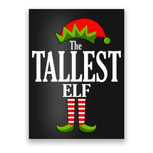 The Tallest Elf Funny Matching Christmas Poster