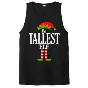 The Tallest Elf Funny Matching Christmas PosiCharge Competitor Tank