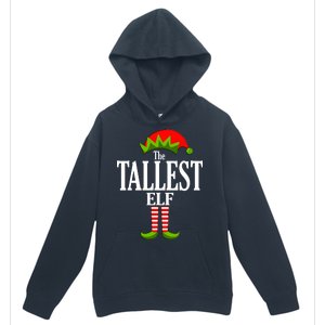 The Tallest Elf Funny Matching Christmas Urban Pullover Hoodie