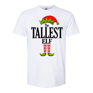 The Tallest Elf Funny Matching Christmas Softstyle CVC T-Shirt