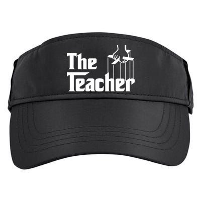 The Teacher Logo Adult Drive Performance Visor