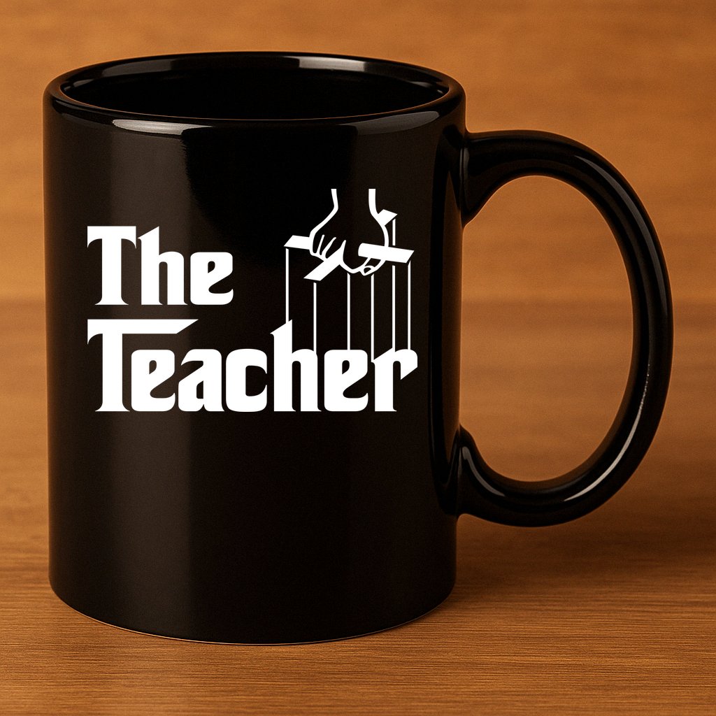 The Teacher Logo 11oz C Handle Ceramic Mug