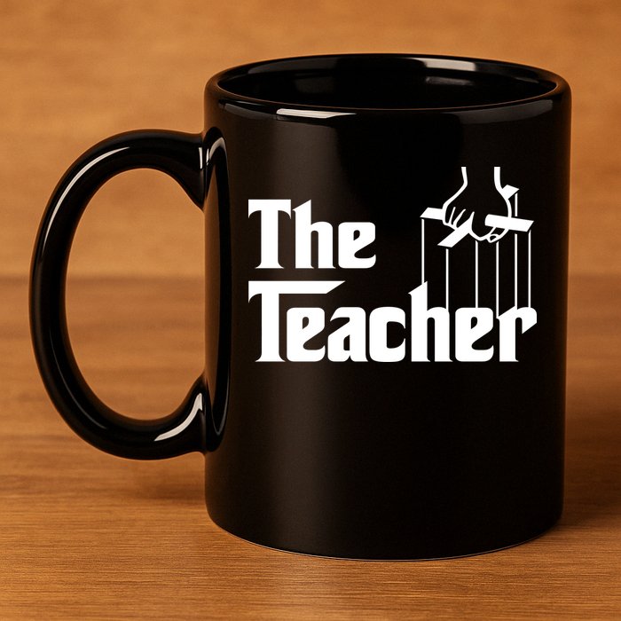 The Teacher Logo 11oz C Handle Ceramic Mug