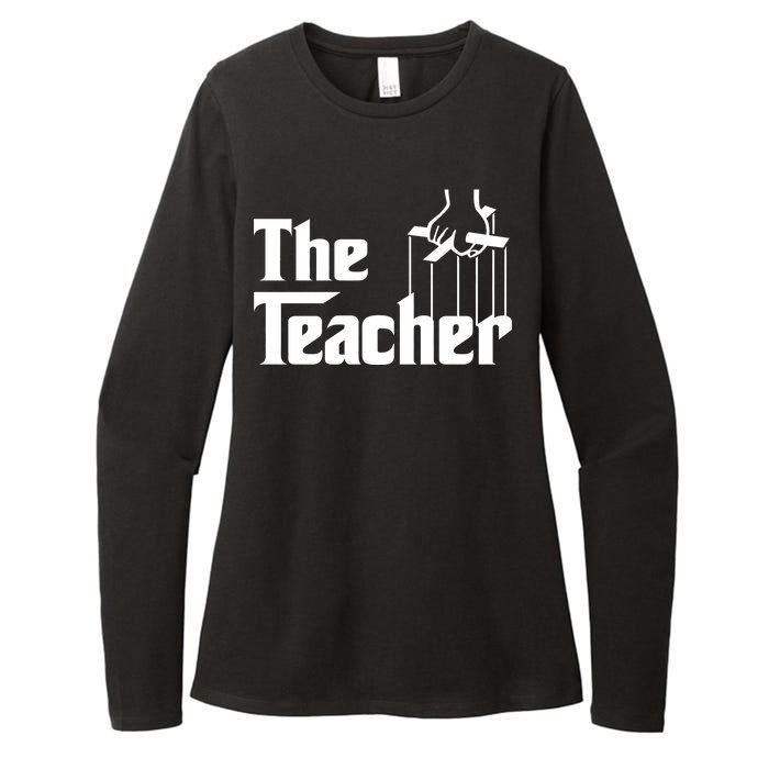 The Teacher Logo Womens CVC Long Sleeve Shirt