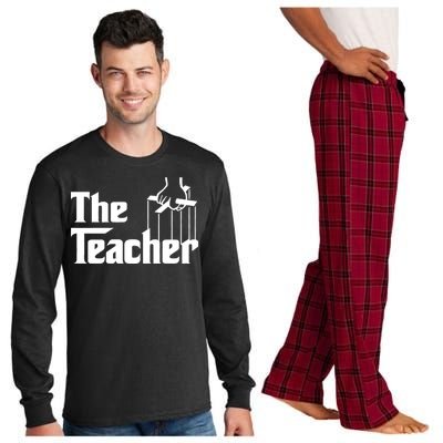 The Teacher Logo Long Sleeve Pajama Set