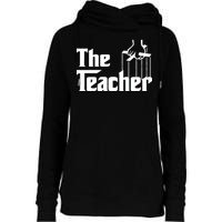 The Teacher Logo Womens Funnel Neck Pullover Hood