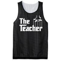 The Teacher Logo Mesh Reversible Basketball Jersey Tank