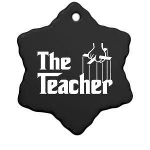 The Teacher Logo Ceramic Star Ornament