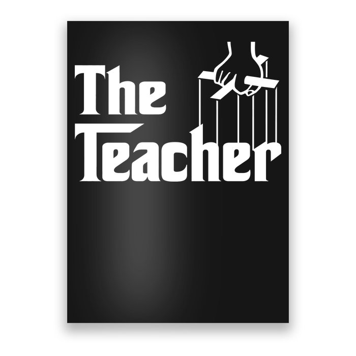 The Teacher Logo Poster