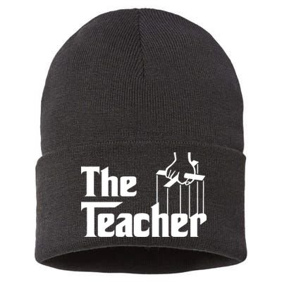 The Teacher Logo Sustainable Knit Beanie