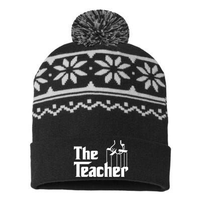 The Teacher Logo USA-Made Snowflake Beanie