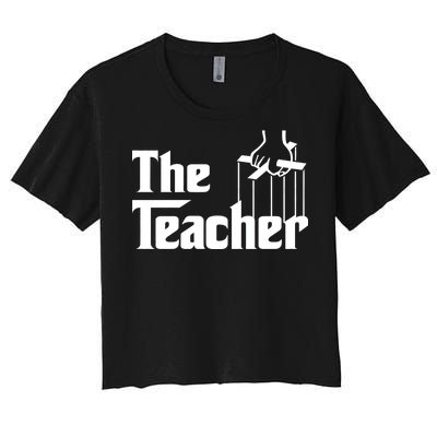 The Teacher Logo Women's Crop Top Tee