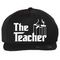 The Teacher Logo Wool Snapback Cap