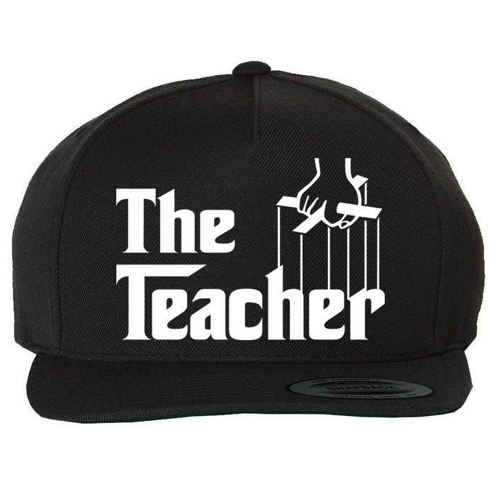 The Teacher Logo Wool Snapback Cap