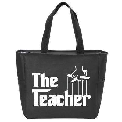 The Teacher Logo Zip Tote Bag