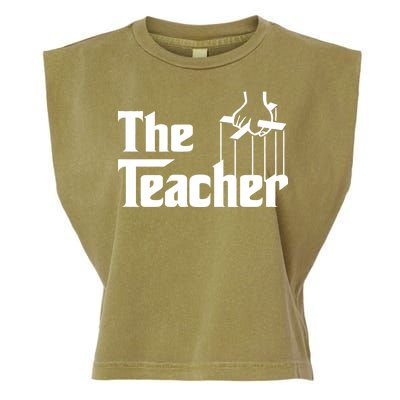 The Teacher Logo Garment-Dyed Women's Muscle Tee