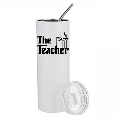 The Teacher Logo Stainless Steel Tumbler