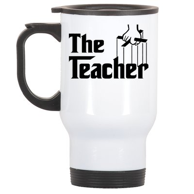 The Teacher Logo Stainless Steel Travel Mug