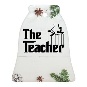 The Teacher Logo Ceramic Bell Ornament