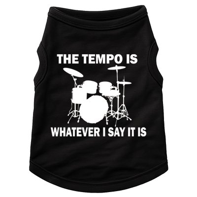 The Tempo Is What I Say Doggie Tank