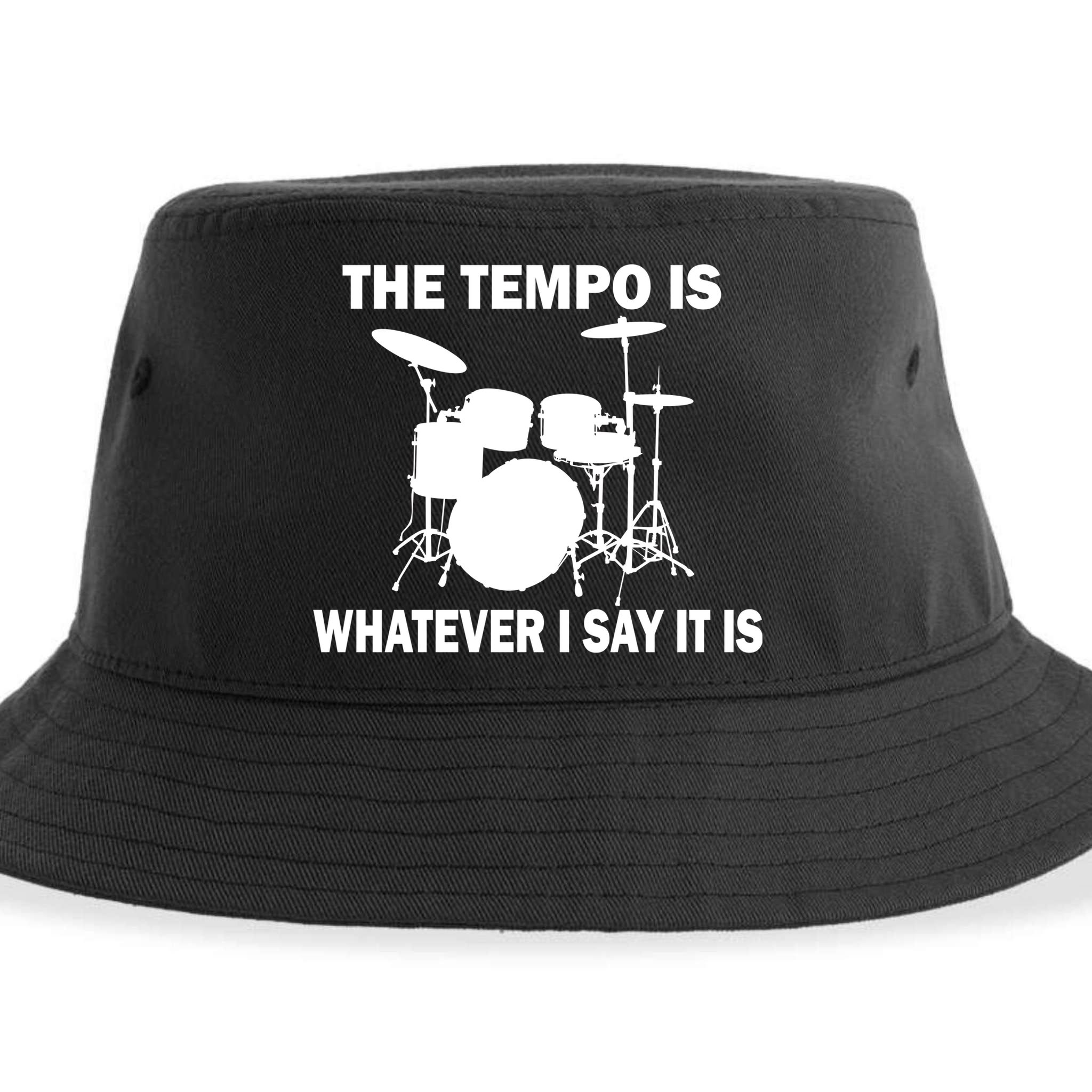 The Tempo Is What I Say Sustainable Bucket Hat